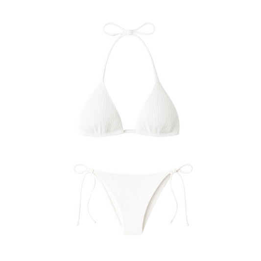 ELLE Perfect Simple Bikini Crisp White